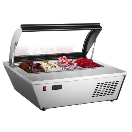 Te huur ijsvitrine 95 euro per dag